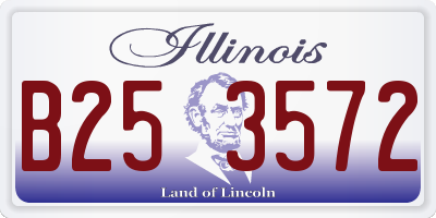 IL license plate B253572