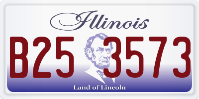 IL license plate B253573