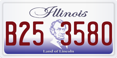 IL license plate B253580