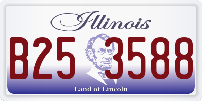 IL license plate B253588