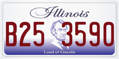 IL license plate B253590