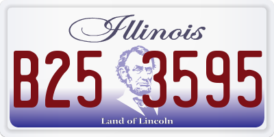 IL license plate B253595