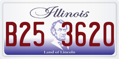 IL license plate B253620