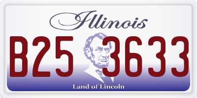 IL license plate B253633
