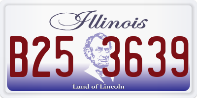 IL license plate B253639