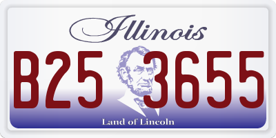 IL license plate B253655