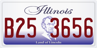 IL license plate B253656