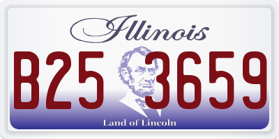 IL license plate B253659