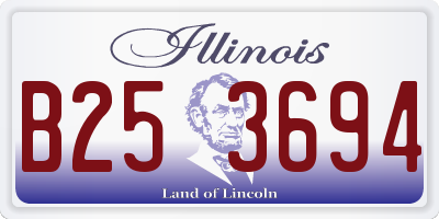 IL license plate B253694