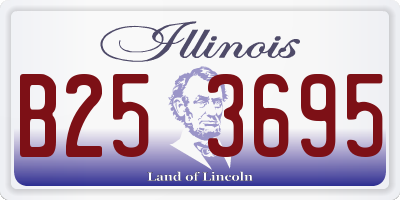 IL license plate B253695