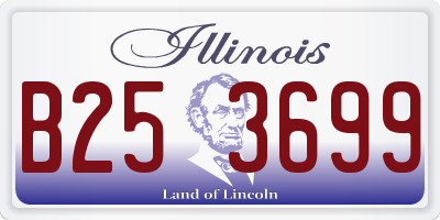 IL license plate B253699