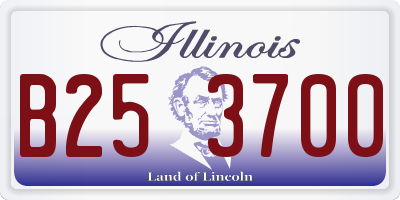 IL license plate B253700