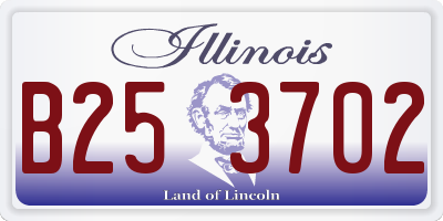 IL license plate B253702