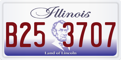 IL license plate B253707