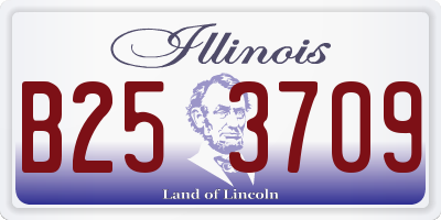 IL license plate B253709