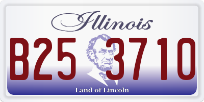 IL license plate B253710