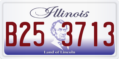 IL license plate B253713