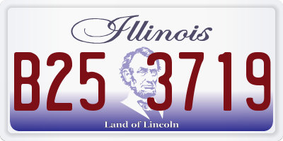 IL license plate B253719