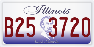 IL license plate B253720