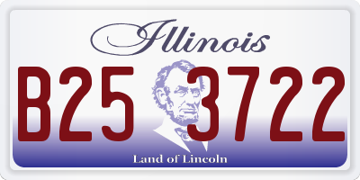 IL license plate B253722