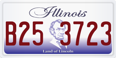 IL license plate B253723