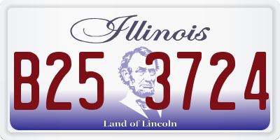 IL license plate B253724
