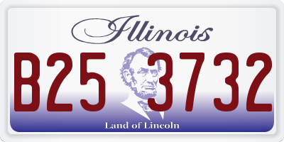 IL license plate B253732