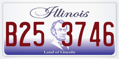 IL license plate B253746