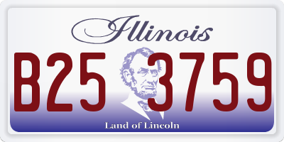 IL license plate B253759
