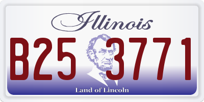 IL license plate B253771