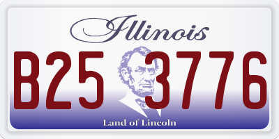 IL license plate B253776