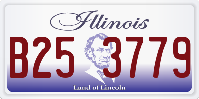 IL license plate B253779