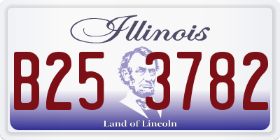 IL license plate B253782