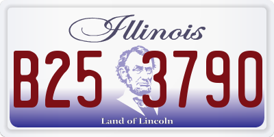 IL license plate B253790