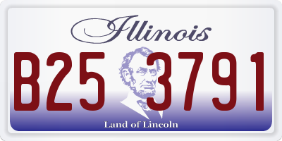 IL license plate B253791