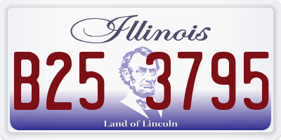 IL license plate B253795