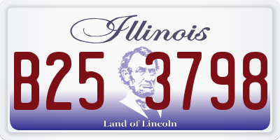 IL license plate B253798
