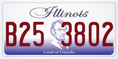 IL license plate B253802