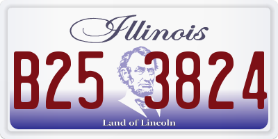 IL license plate B253824