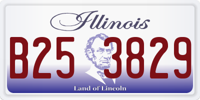 IL license plate B253829