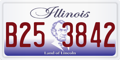 IL license plate B253842