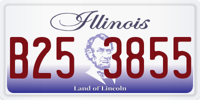 IL license plate B253855