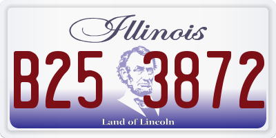 IL license plate B253872