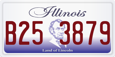 IL license plate B253879