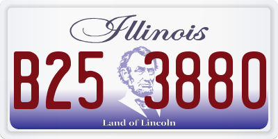IL license plate B253880