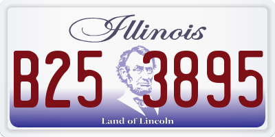 IL license plate B253895