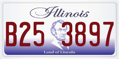 IL license plate B253897