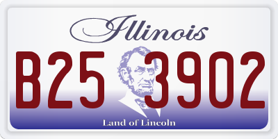 IL license plate B253902