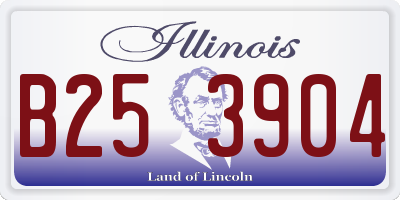 IL license plate B253904