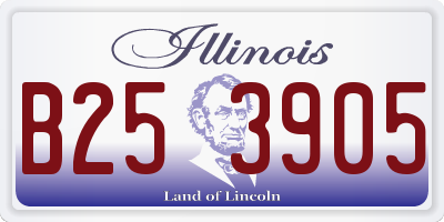IL license plate B253905